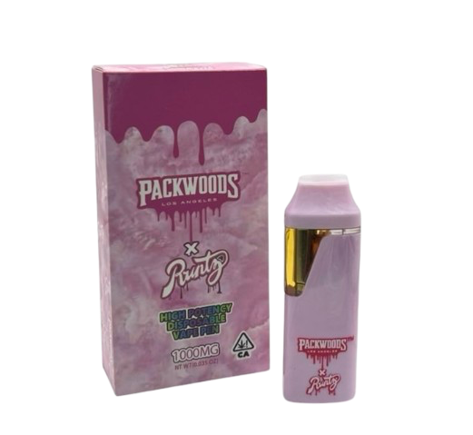 PackWoods x Runtz 1g High Potency Disposable Pink